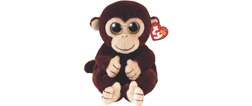 Ty Peluche Beanie Bellies Matteo 17 cm, Brun