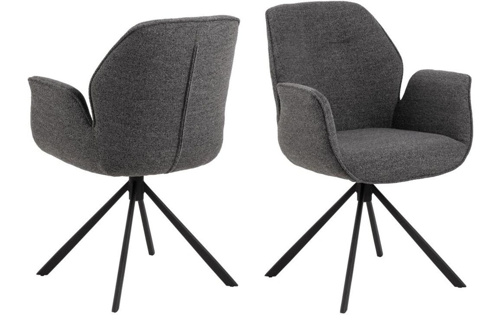 AC Design Chaise Aura Anthracite
