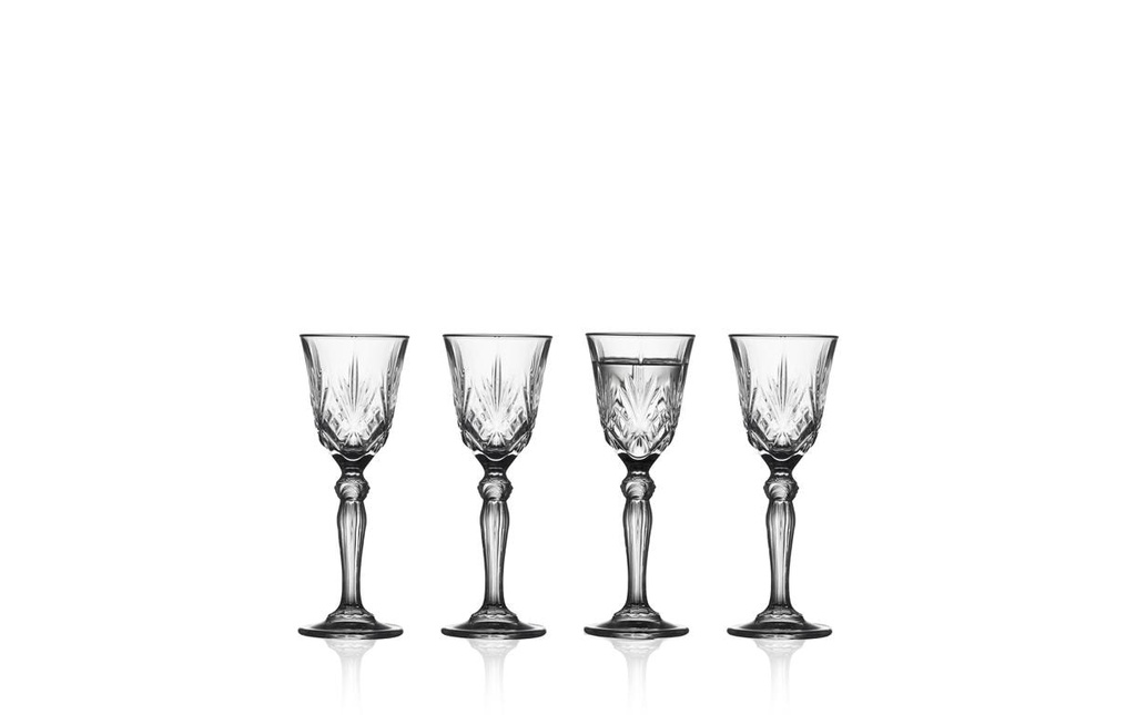Lyngby Verre à brandy Aquavit Melodia 4 pièces, 5 cl