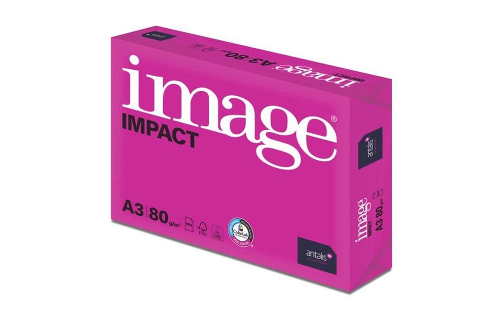 Image Papier pour photocopie Image Impact A3 Blanc haut 80 g/m², 500 feuilles