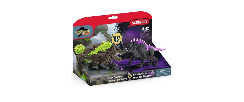 Schleich Lynx de l'ombre vs. Briseur de roches