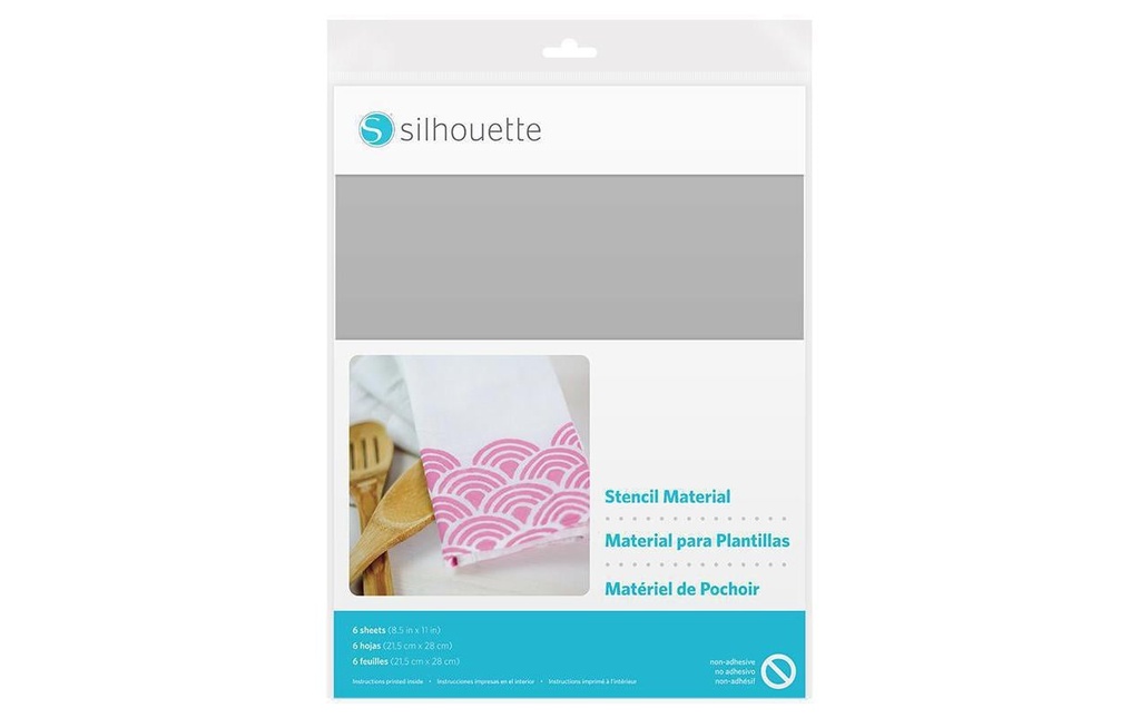 Silhouette Film pochoir 21.5 x 28 cm non collant