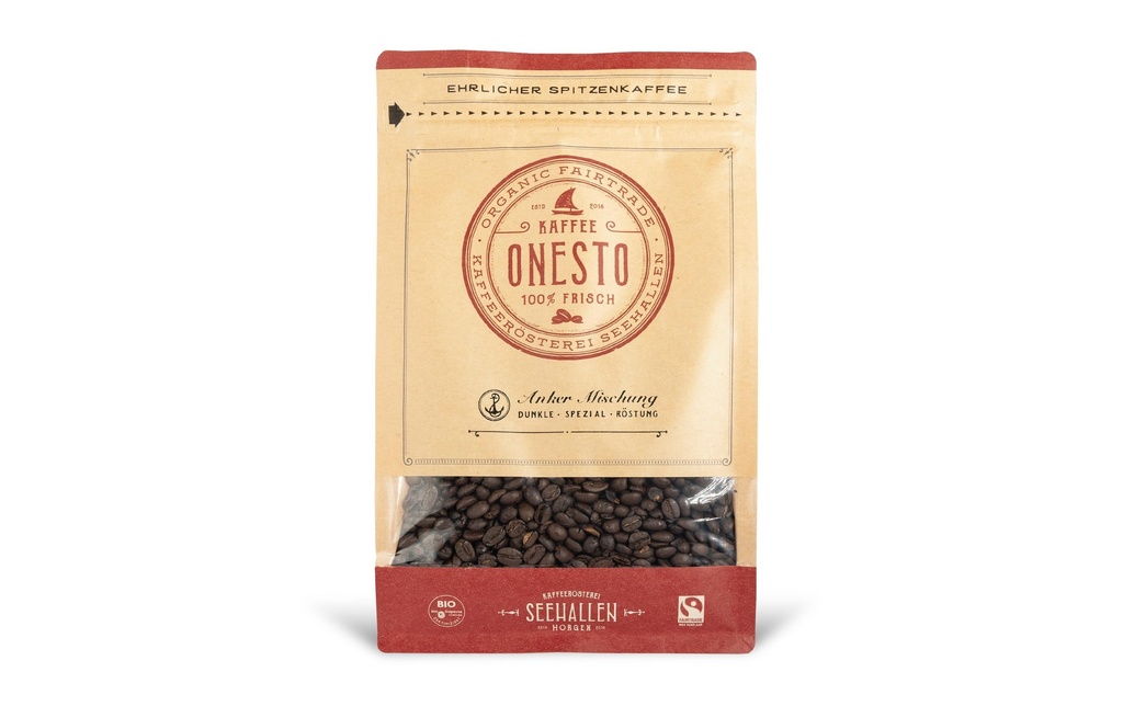 ONESTO Grains de café Mélange organique d'ancre 1 kg