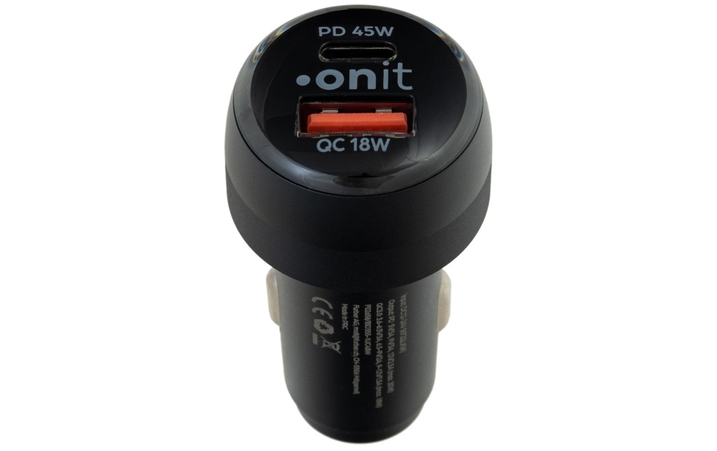 onit Chargeur de voiture Dual 63 W PD