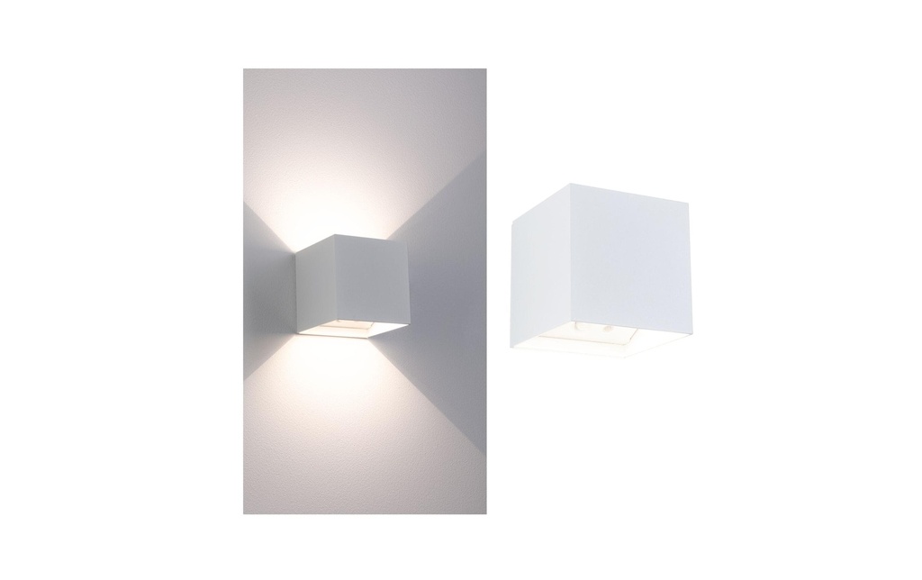 Paulmann Applique murale à batterie Nyara IP44, blanc