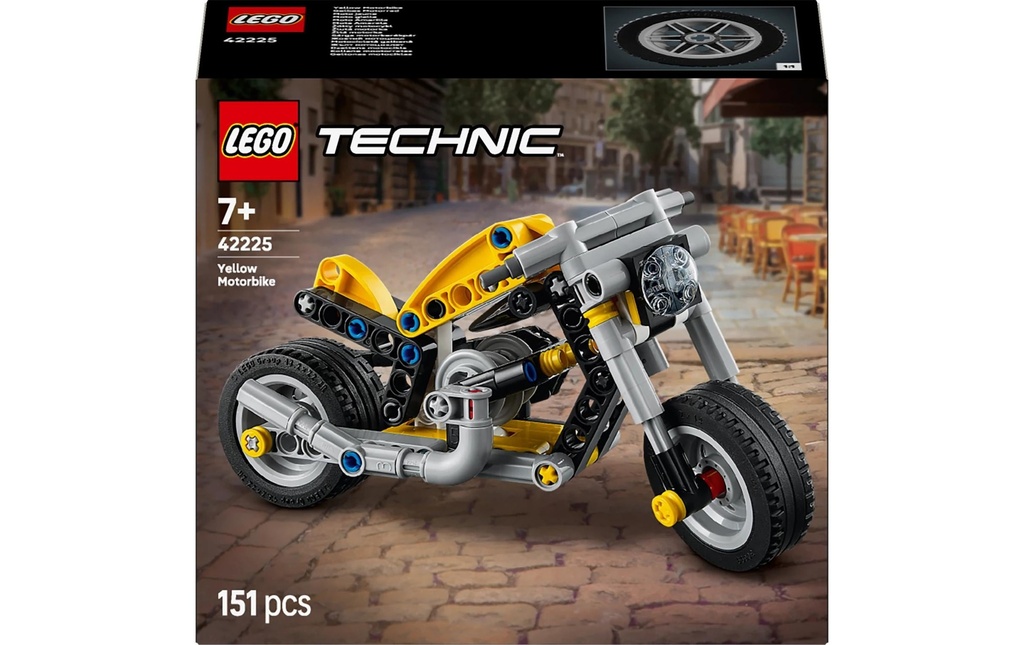 LEGO® Technic Moto jaune 42225