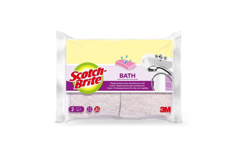 Scotch-Brite Éponge Scotch-Brite Bain 2 Pièce/s