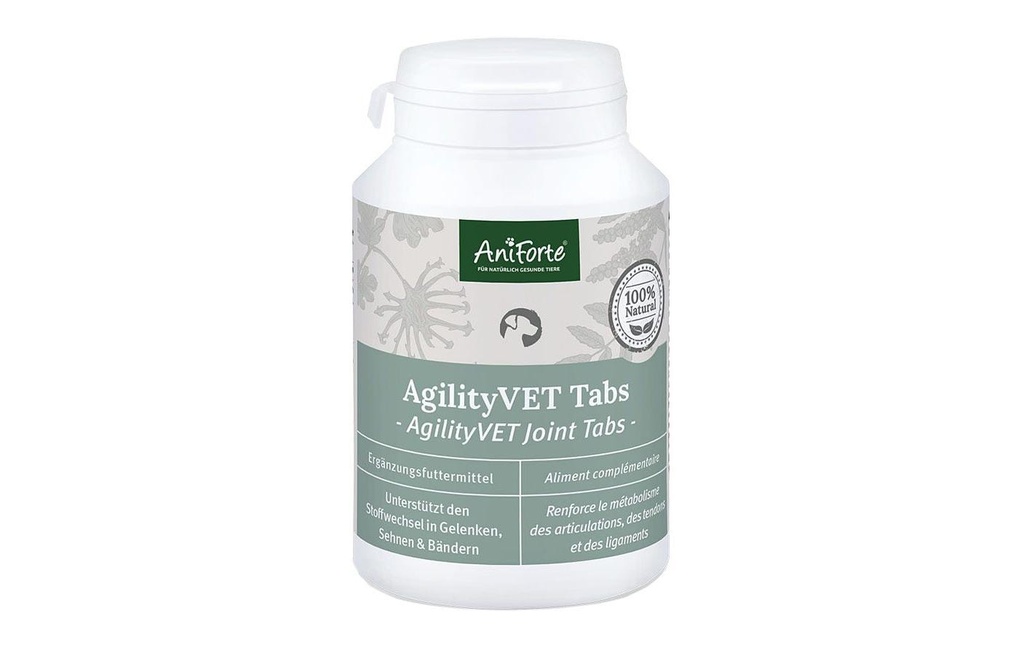 AniForte Supplément alimentaire pour chiens AgilityVET Tabs, 120 pièces
