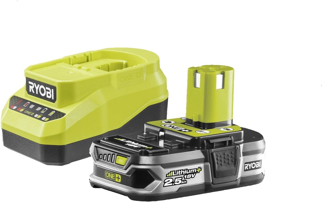 RYOBI Kit de démarrage pour batterie 18 V ONE+ 2.5 Ah