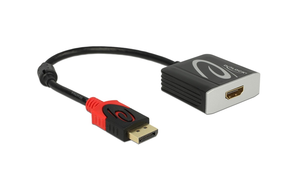 Delock Adaptateur 4K/60Hz, actif, support HDR DisplayPort - HDMI