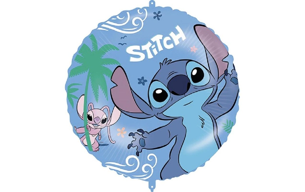 We fiesta Party Ballon en aluminium Stitch ø 45 cm, 1 pièce