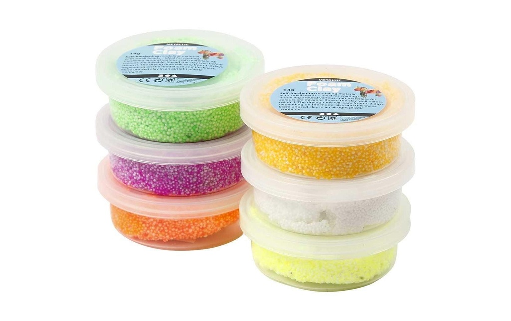 Creativ Company Set de modélisation Foam Clay 6 x 14 g Pâques