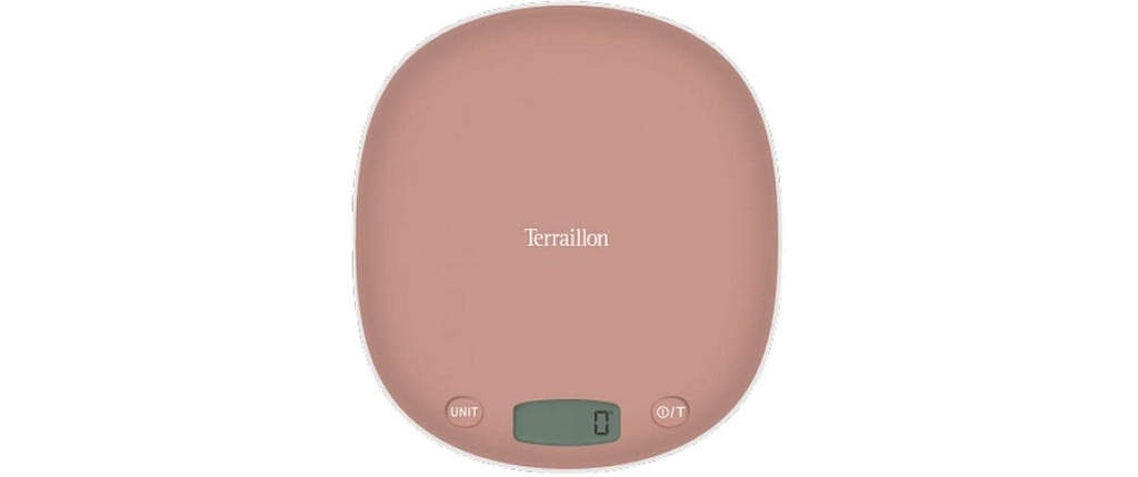 Terraillon Balance de cuisine Macaron + Re-cycle Rose