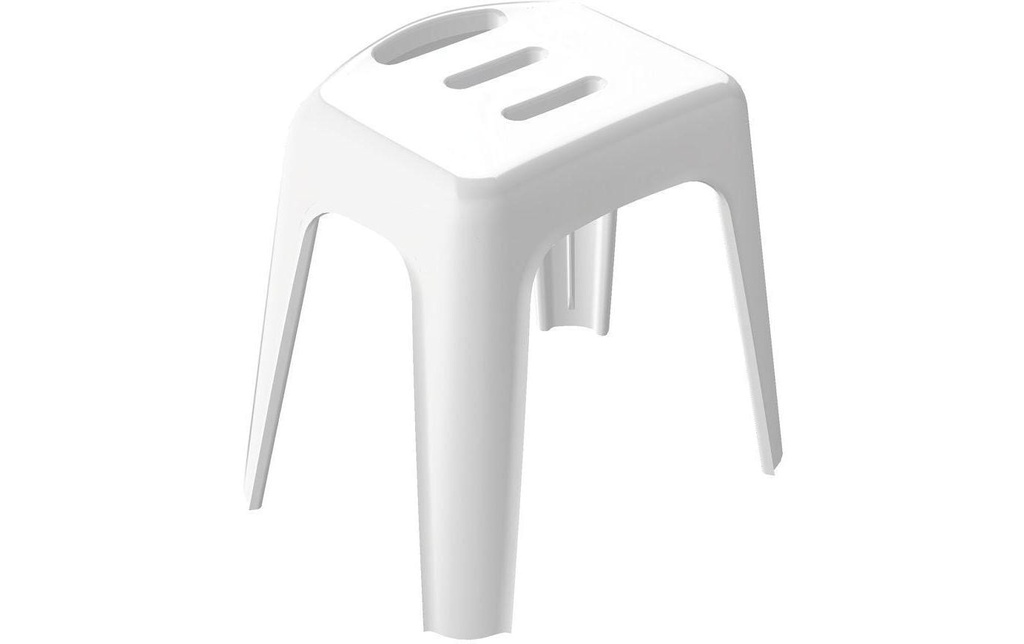 spirella Tabouret de salle de bain Tabouret de douche Blanc