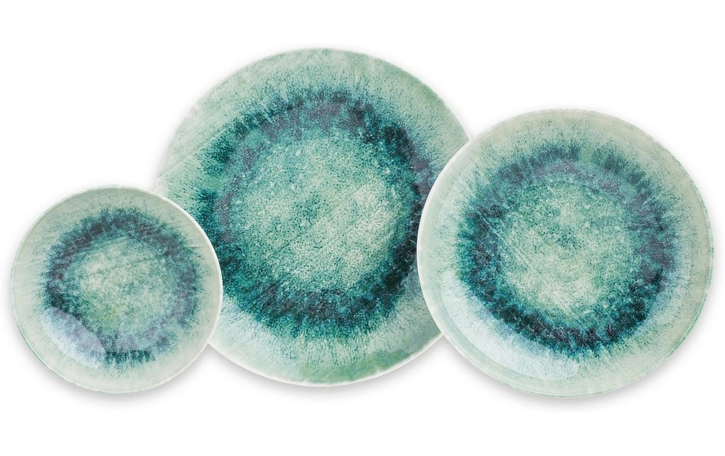 Hermia Set de vaisselle Turquoise