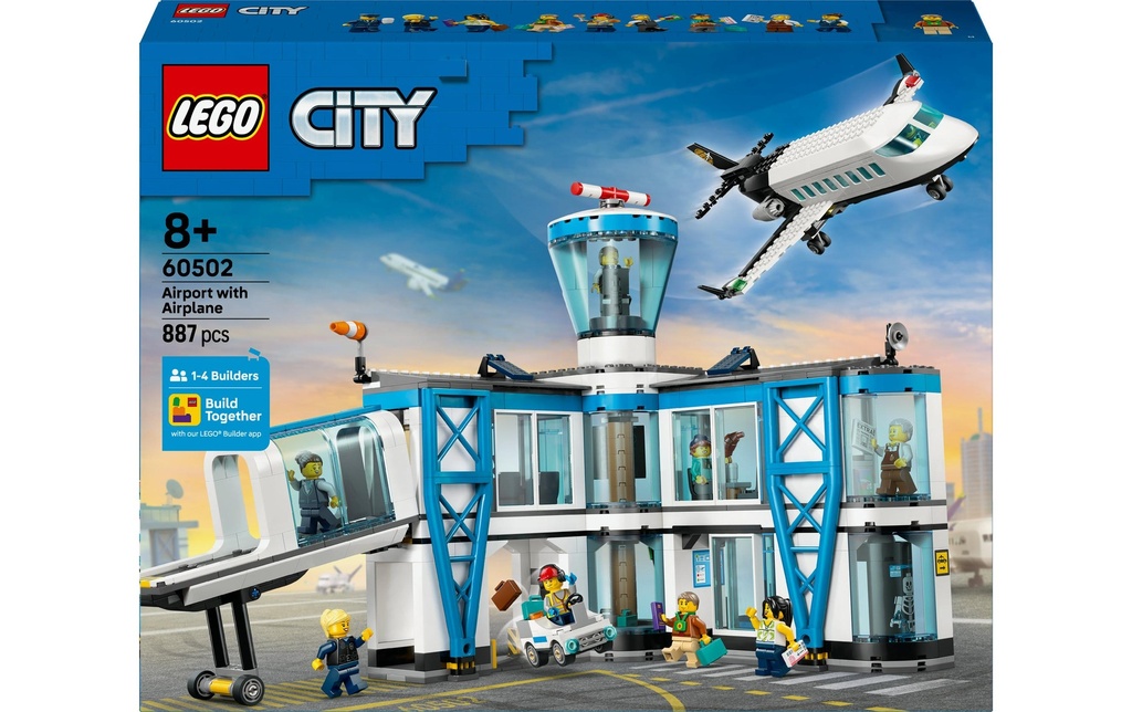 LEGO® City L’aéroport et l’avion 60502