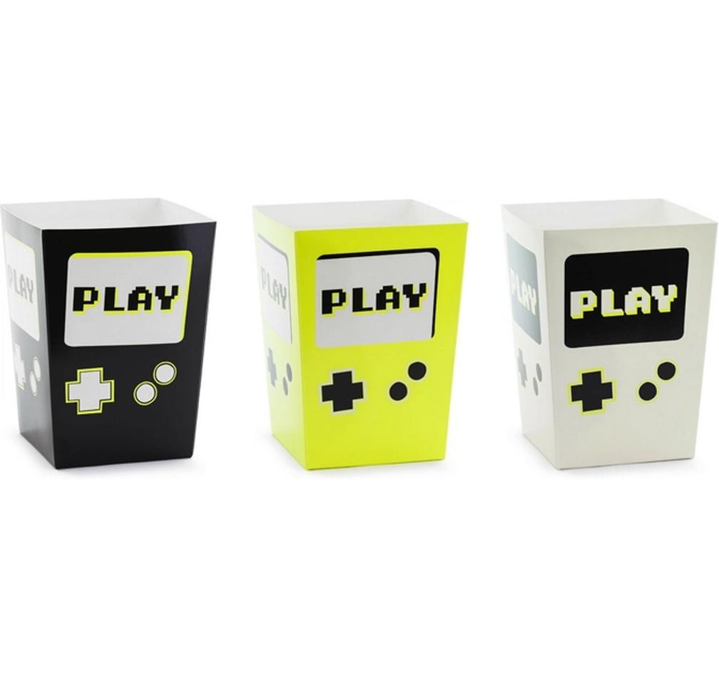 Partydeco Coupelle à amuse-bouches Jeu 7 x 7 x 12 cm, 6 pièces