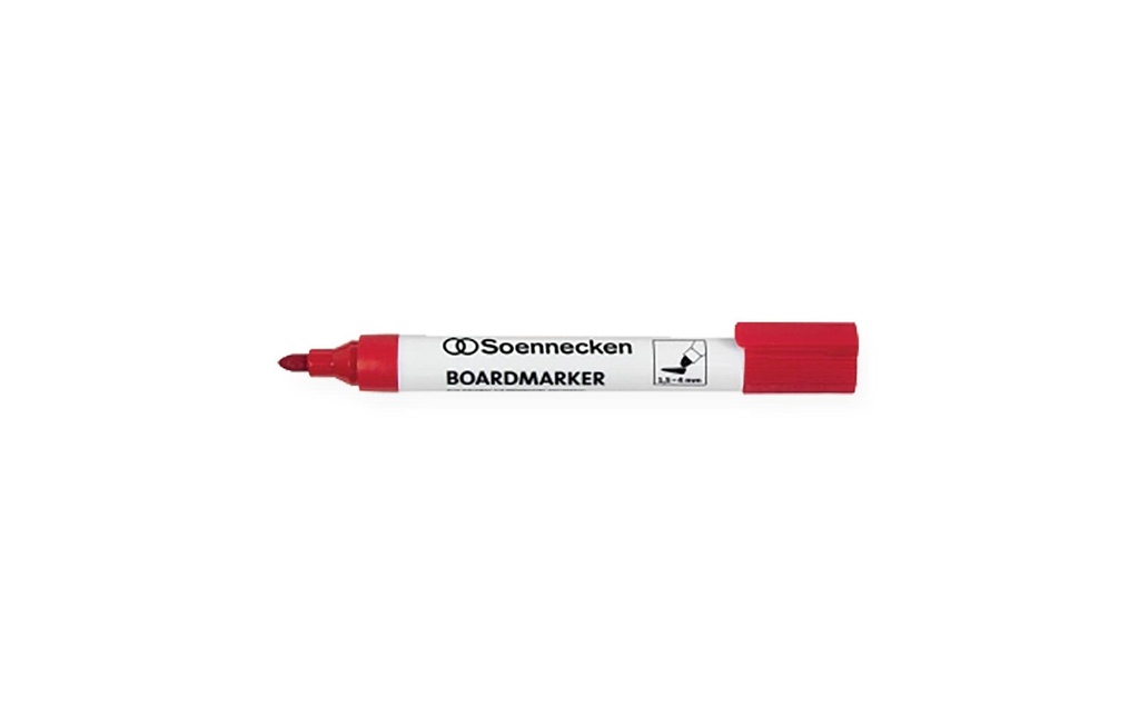 Soennecken Marqueur pour tableau blanc Rouge