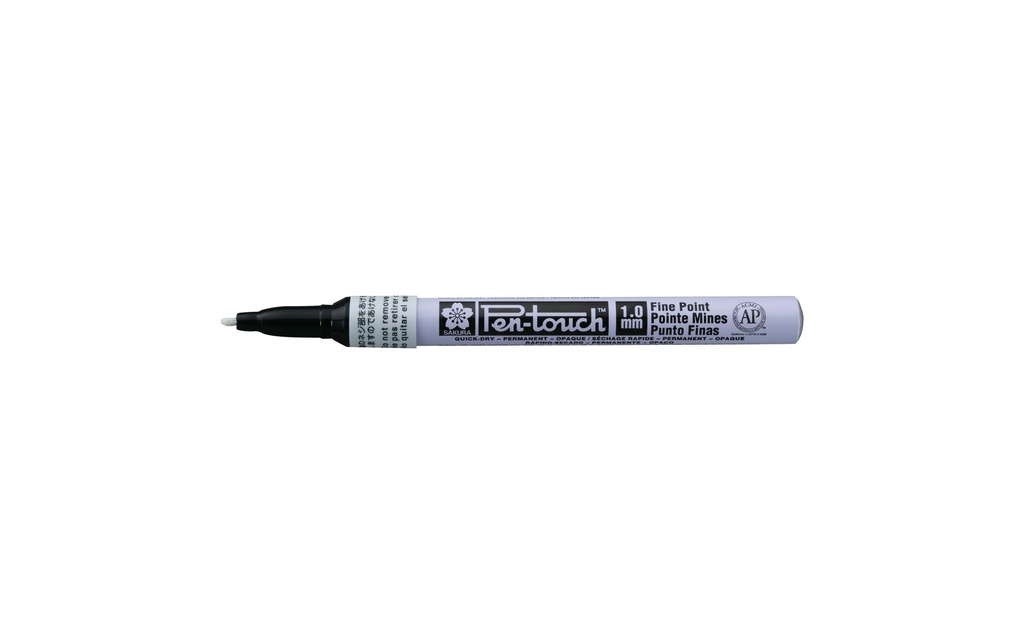 Sakura Marqueur peinture Pen-Touch 1,0 mm, F, Blanc
