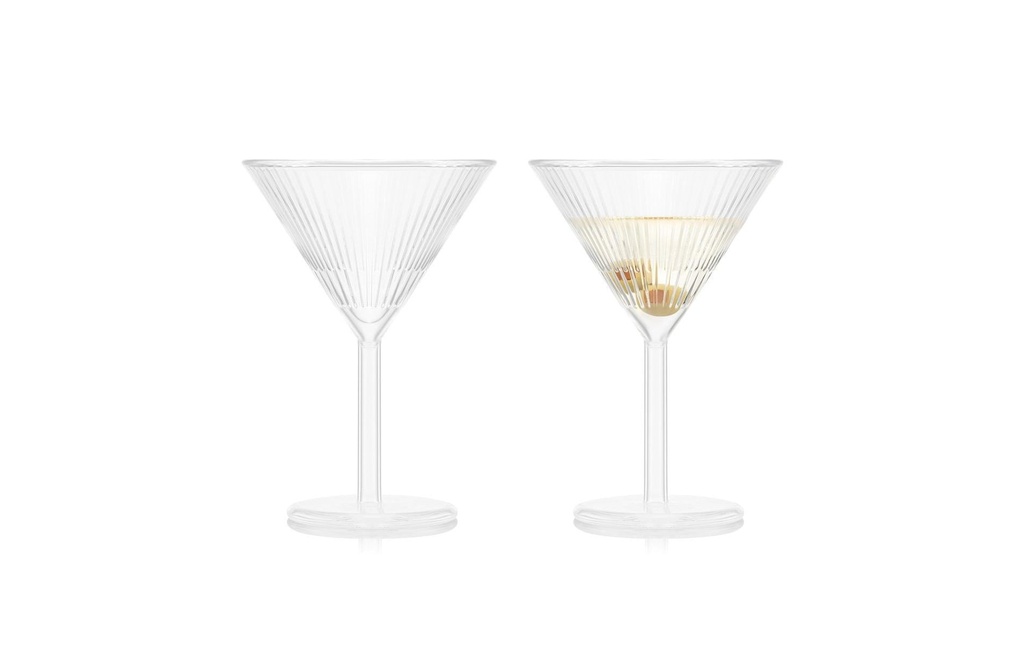 Bodum Douro Verres à double paroi Martini (set de 2) Transparent, 0.15 l