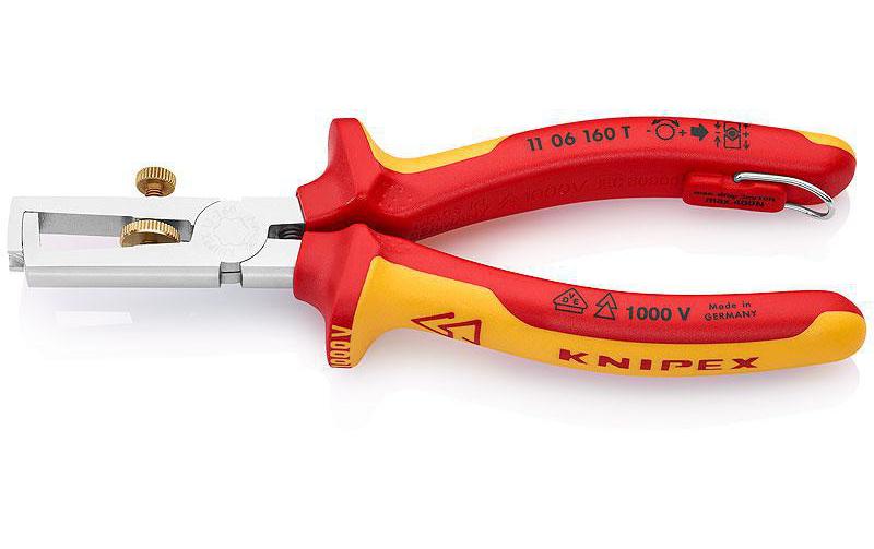 Knipex Pince à dénuder 160 mm avec œillet