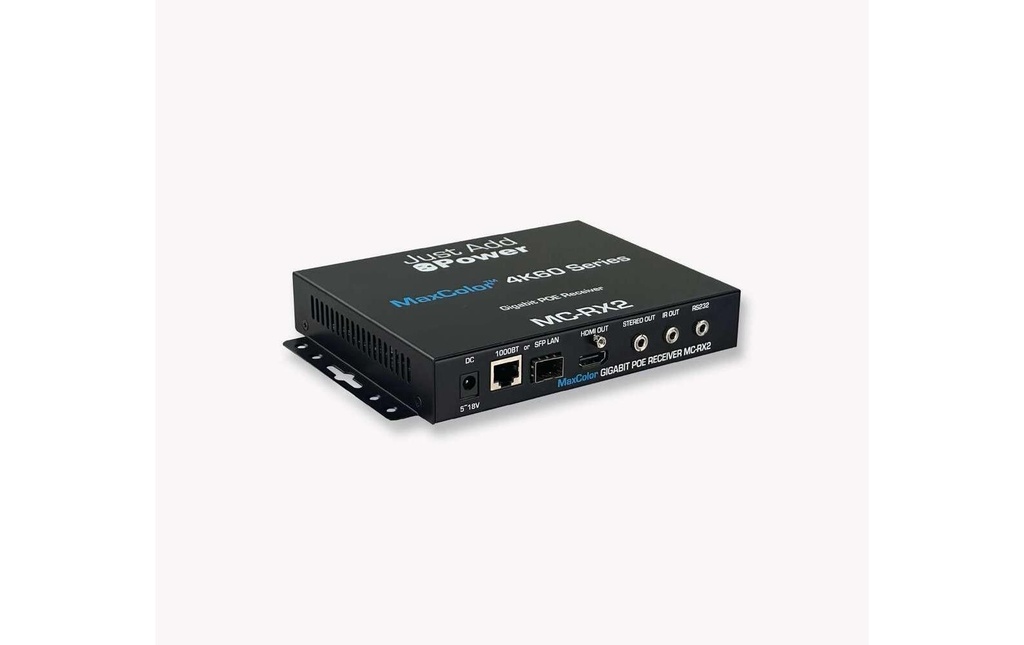 JUSTADDPOWER Récepteur IP VBS-MAX-RX-2 SFP, USB-C et ARC
