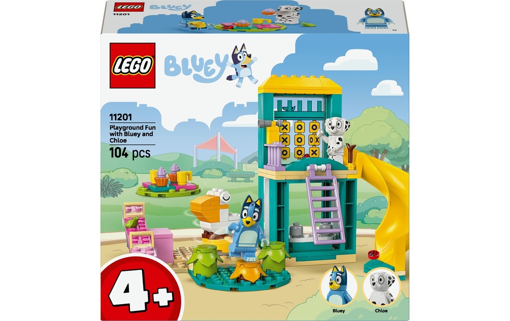 LEGO® Bluey et Chloe sur le terrain de jeu 11201