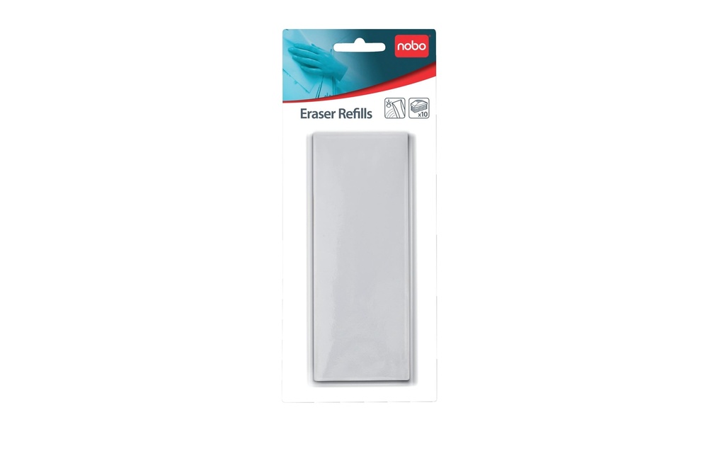 NOBO Flle de rech.pr effac.tab.blan (10 pces)