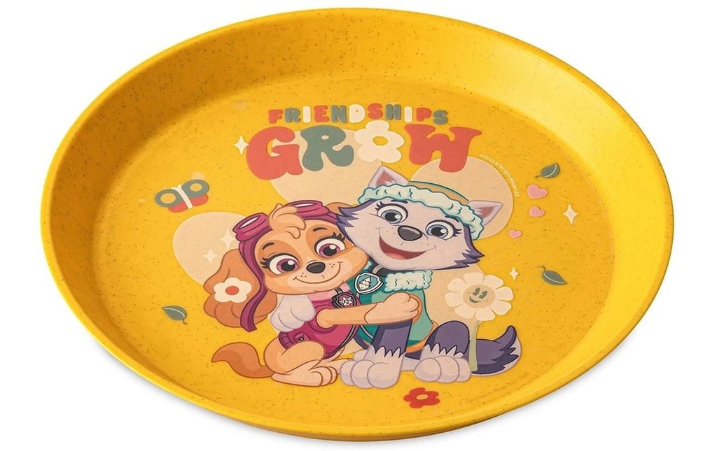 Koziol Assiette pour enfant CONNECT PAW PATROL honey yellow 400 ml