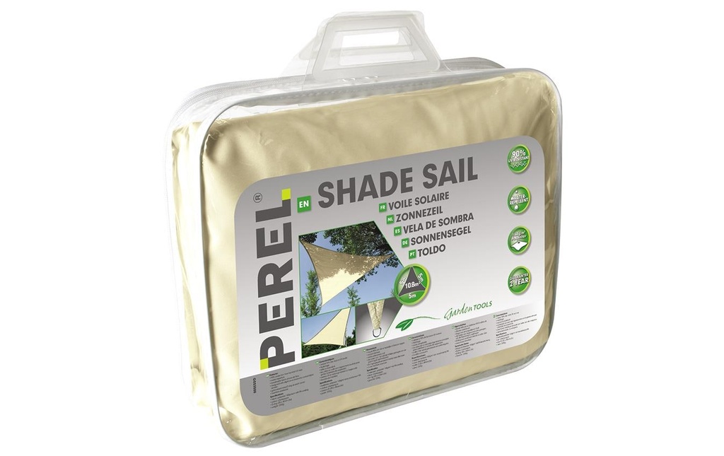 Perel Voile d’ombrage 500 cm, triangle