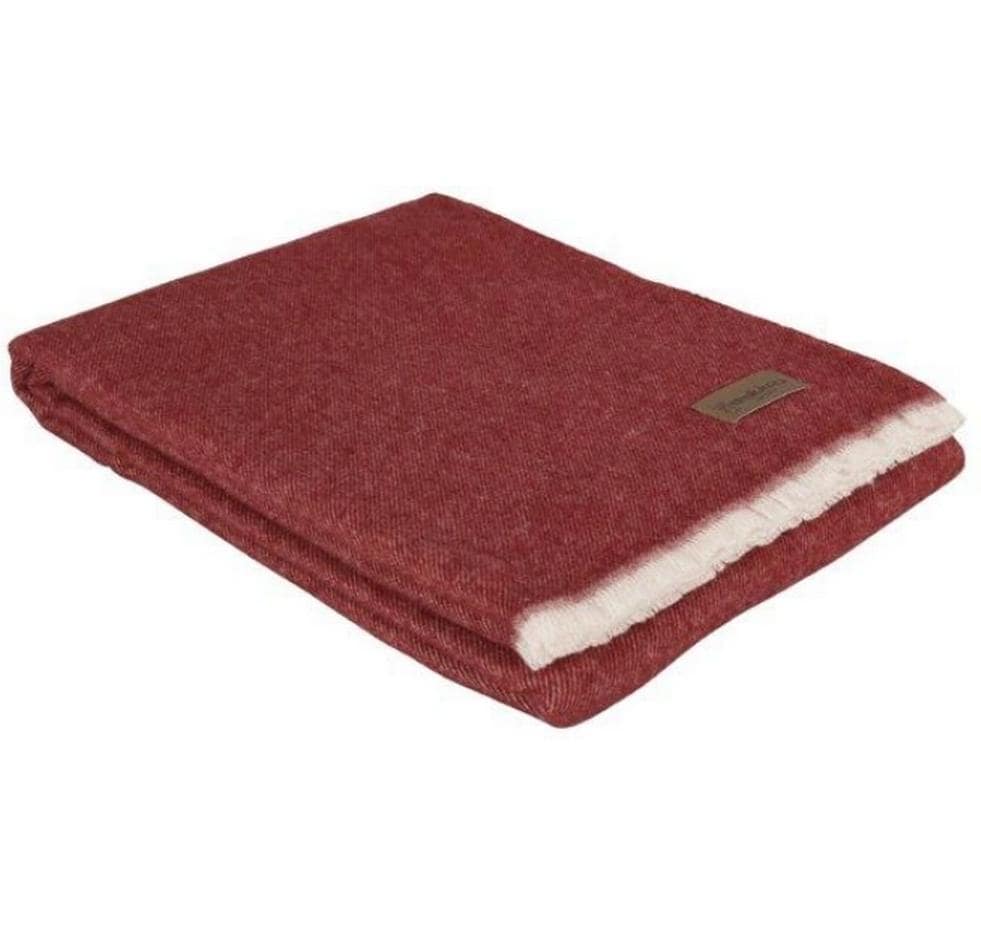 Eskimo Couverture Venezia 130 x 200 cm, rouge rubis