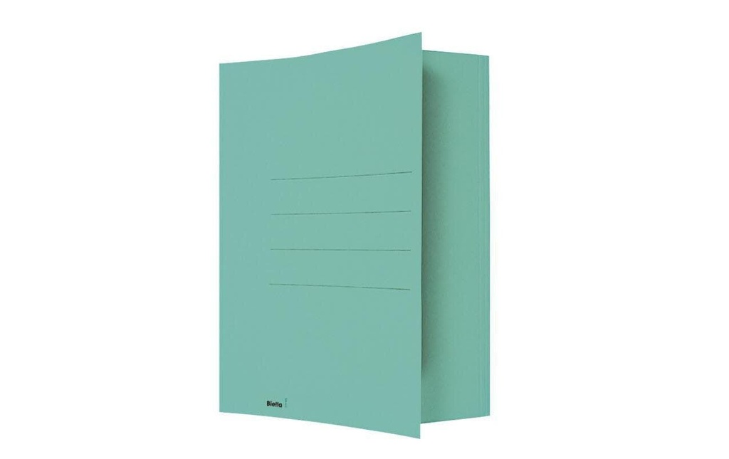 Biella Dossier d’insertion A4 3 rainures, turquoise, 50 pièces