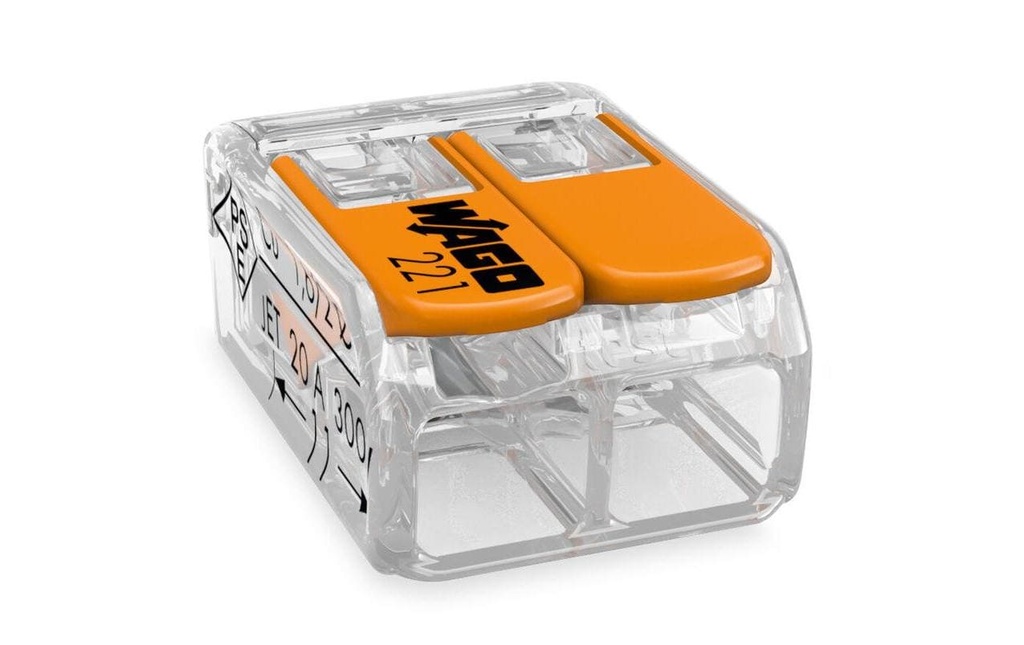 WAGO Borne de connexion COMPACT 2-fach, 10 Pièce/s