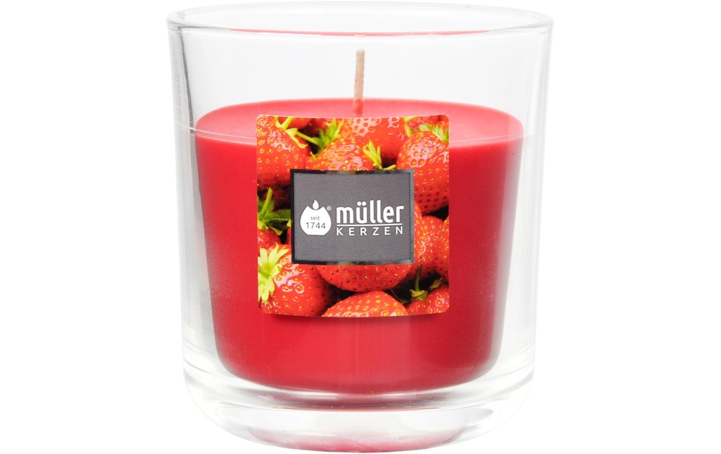 müller Kerzen Bougie parfumée Strawberry Love 8.8 x 8 cm