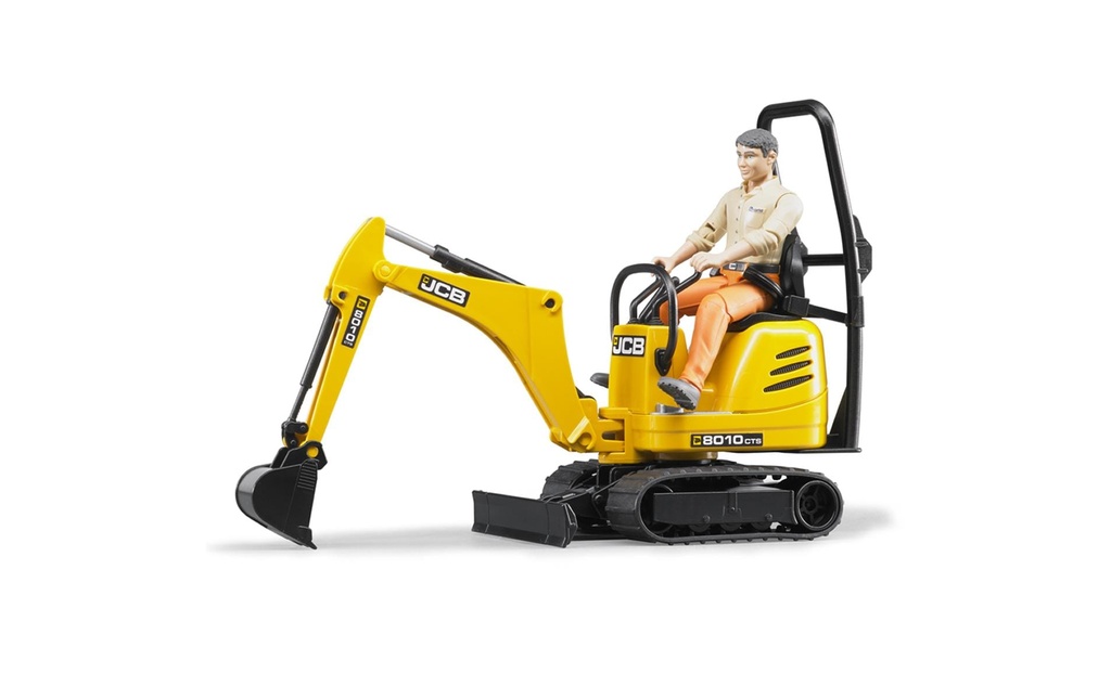 Bruder Spielwaren Véhicule de chantier JCB Micro excavatrice 8010 CTS