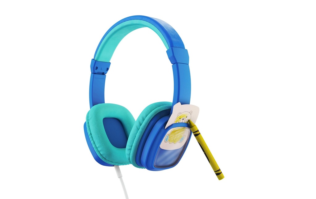 Planet Buddies Casques extra-auriculaires DIY Bleu; Turquoise