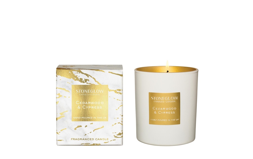 Stoneglow Bougie parfumée Cedarwood & Cypress 220 g