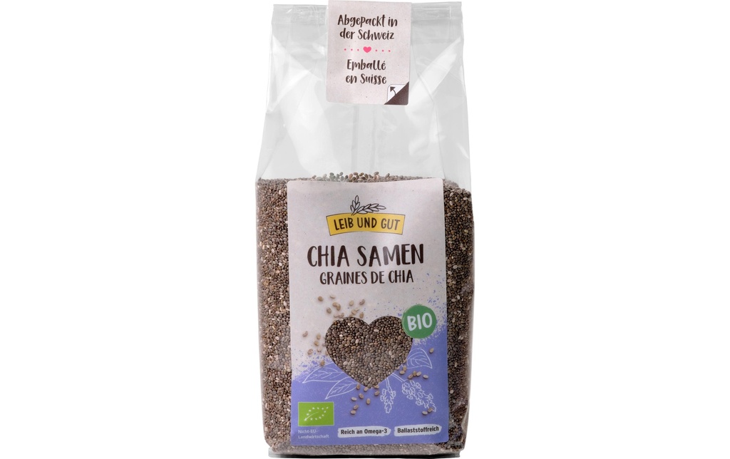 Leib und Gut Graines de chia bio 250 g