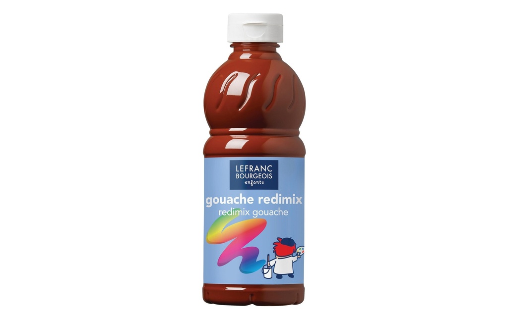 LEFRANC Peintures tempera Redimix 500 ml, Sienne