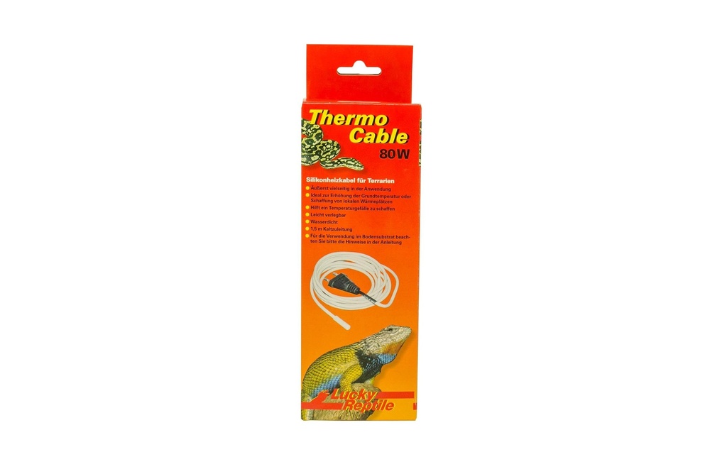 Lucky Reptile Chauffe-substrat Heat Thermo Cable 80 W, 6.5 m