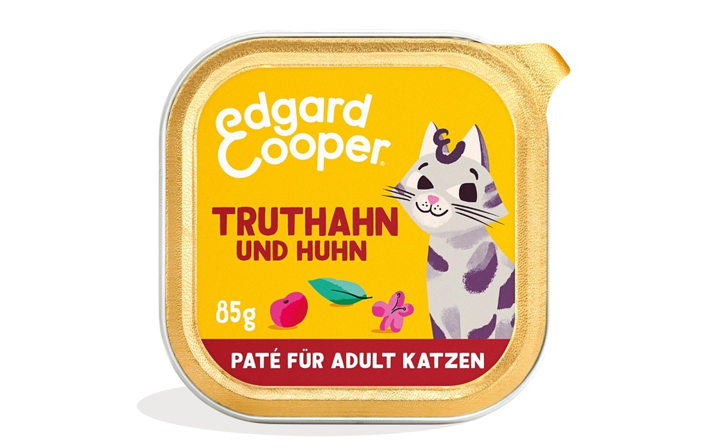 Edgard & Cooper Alimentation humide Adult Dinde & Poulet, 16 x 85g