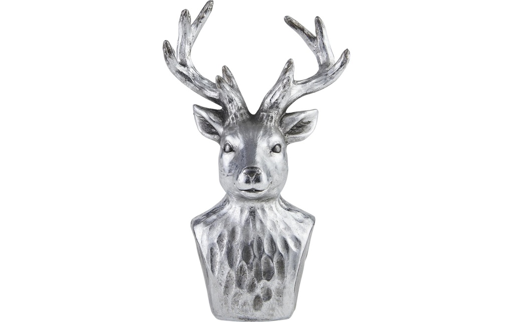 EGLO Figurine de Noël Cerf Lamlash Décoration de Noël, Argenté