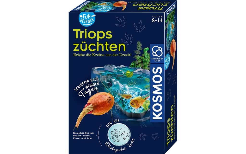 Kosmos Boîtes d’expérimentation Fun Science – Triops züchten