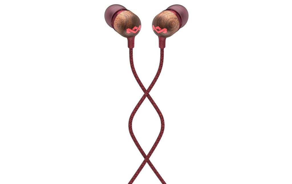 House of Marley Écouteurs intra-auriculaires Smile Jamaica Rouge; Brun rouge
