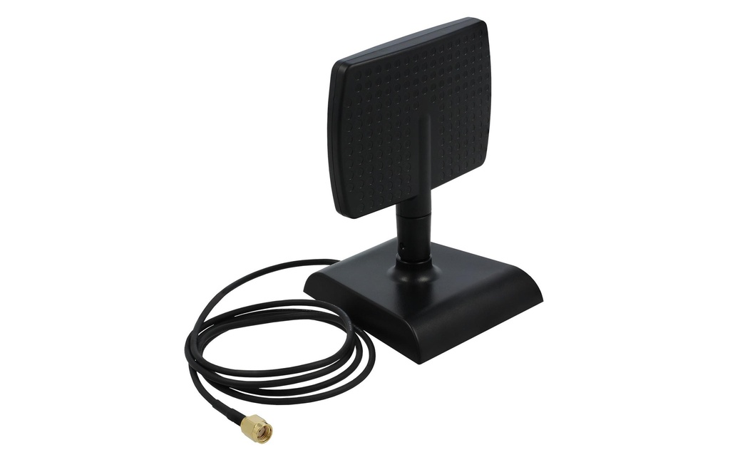Delock Antenne Wi-Fi WiFi 6 RP-SMA 6 dBi Rayonnement omni directionnel