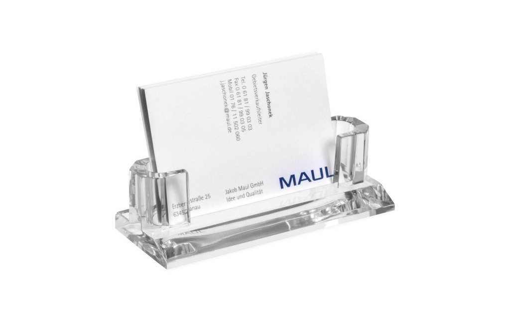 MAUL Support cartes visites acryl