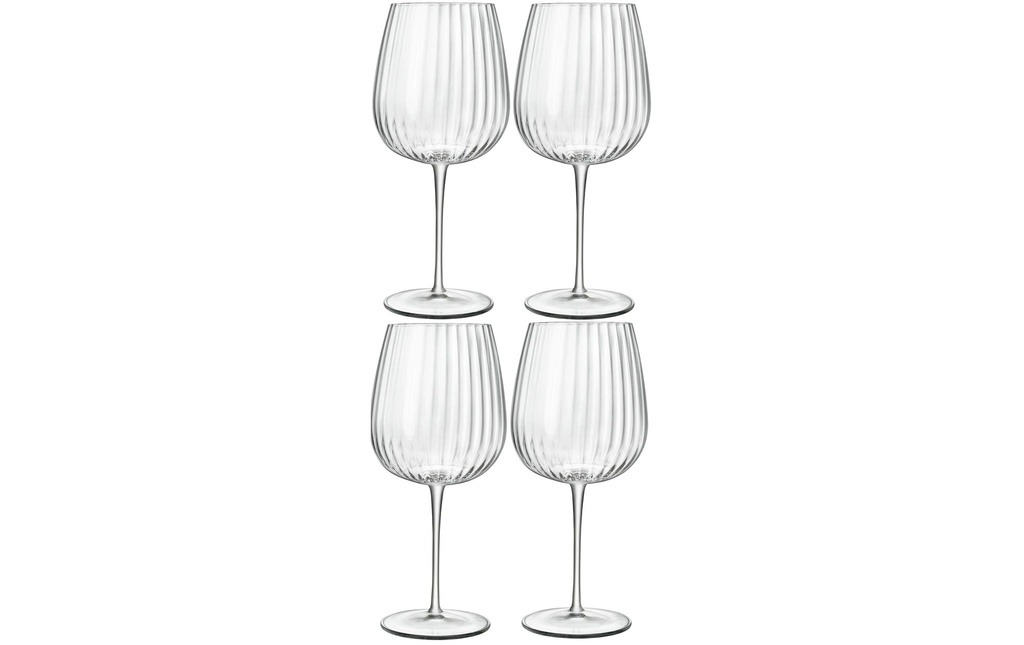 Luigi Bormioli Verre à vin rouge Optica 750 ml, 4 Pièce/s, Transparent