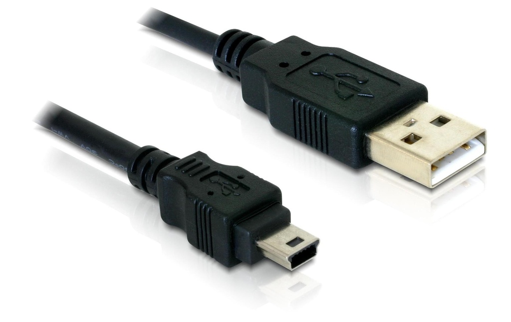 Delock Câble USB 2.0  USB-A - Mini-USB B 1.5 m