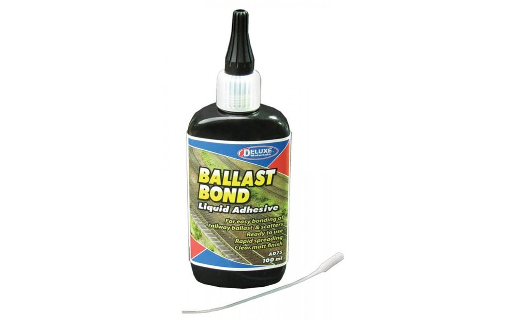 Deluxe Materials Colle pour modélisme Ballast Bond 100 ml, Transparent