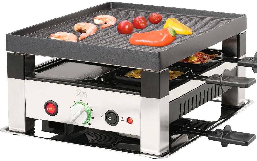 Solis Grill à raclette et Pizza Grill 4 personnes